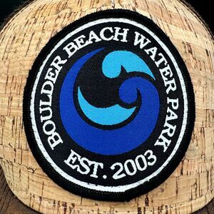 Silverwood  Boulder Beach Waterpark Snapback WOOD‎ Triangle Cap Hat OSFM Patch